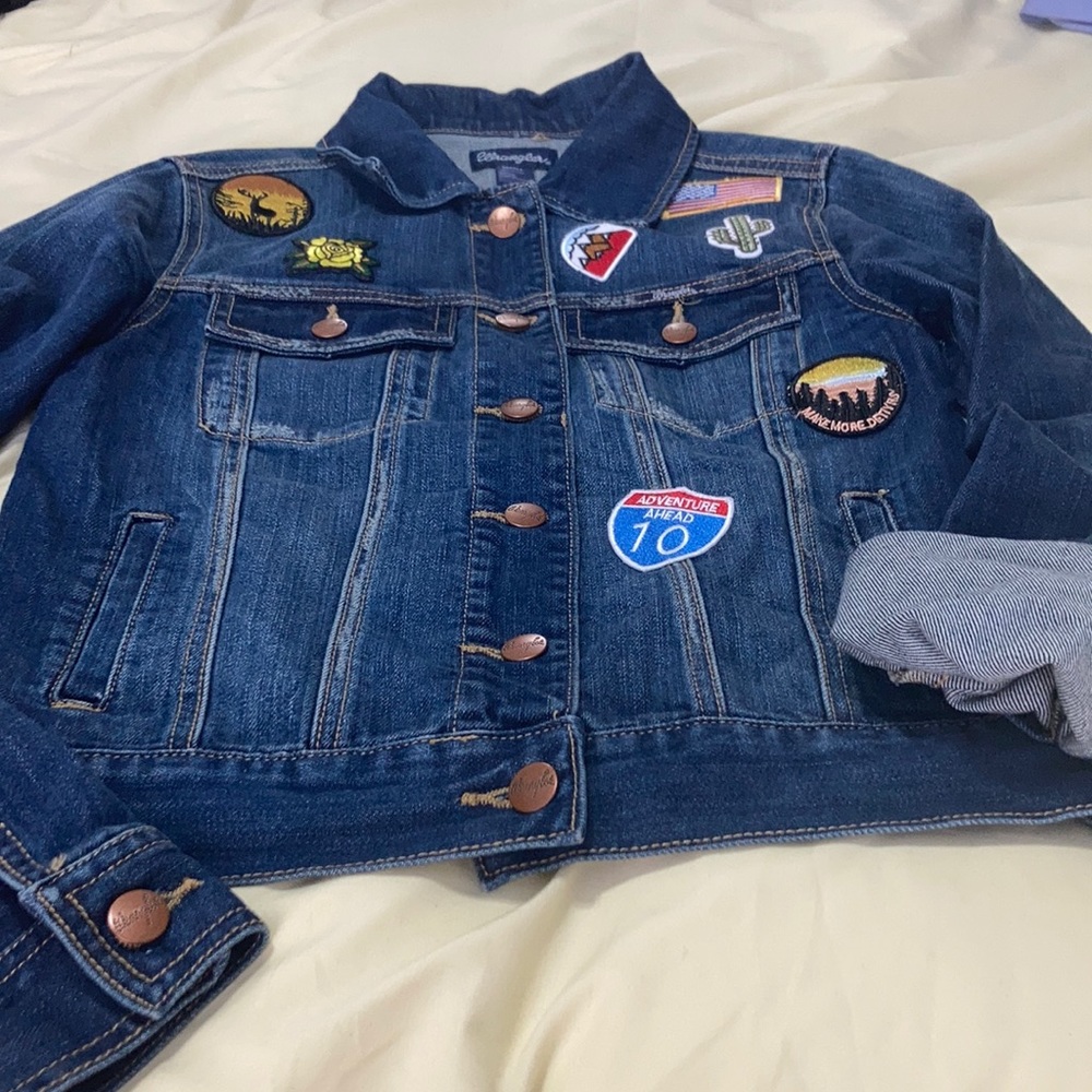 Wrangler denim jacket.